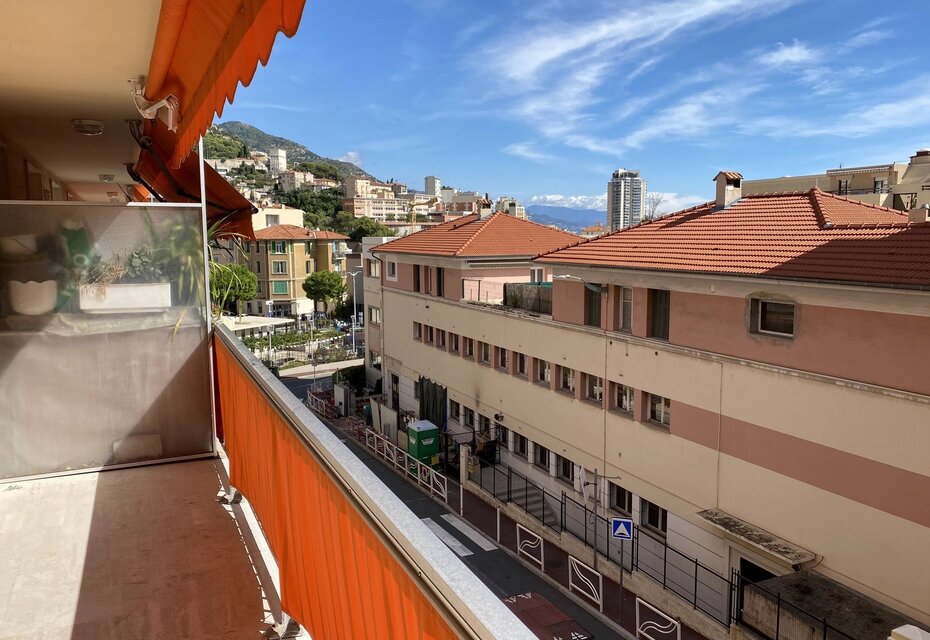 Beausoleil Moneghetti, 4 pièces vide avec terrasse et balcon