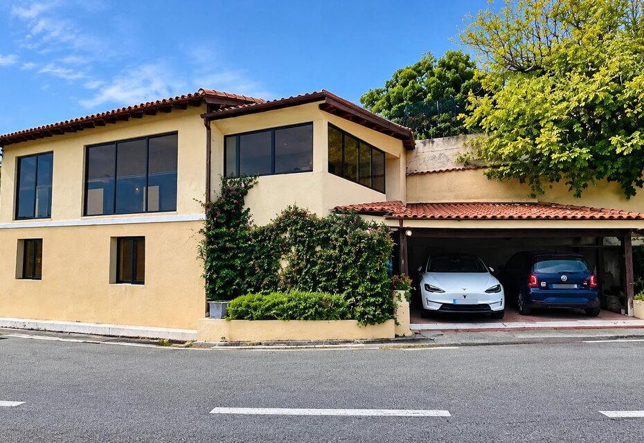 Èze – Casa di 110m² con vista mare e colline, con due posti auto