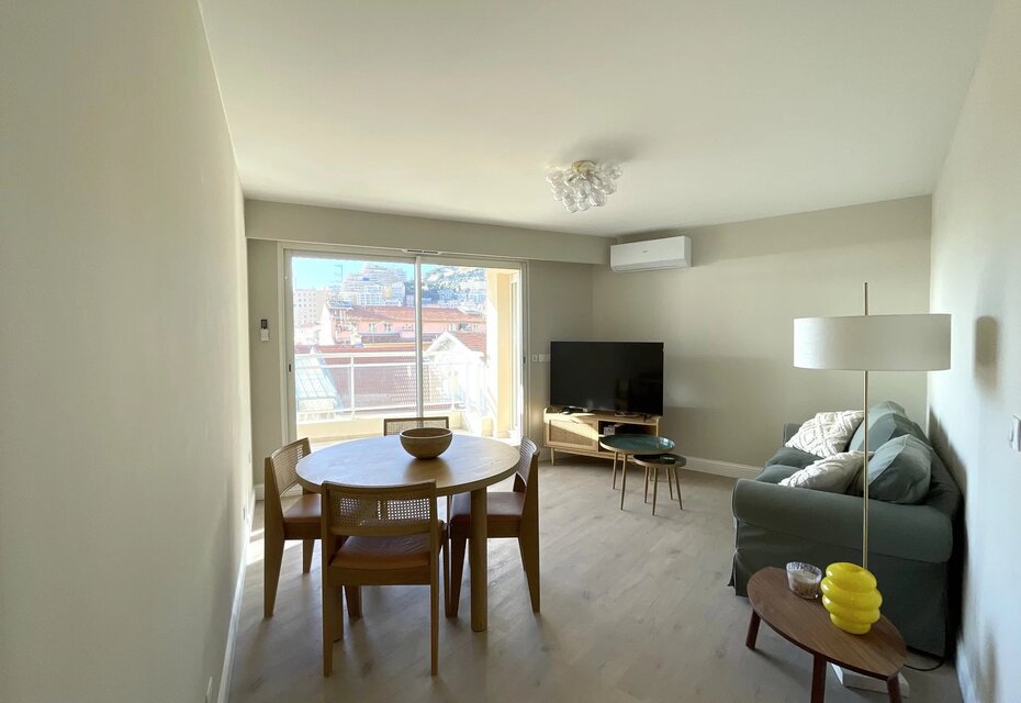 Secteur Moneghetti, 3 pièces meublé avec garage double