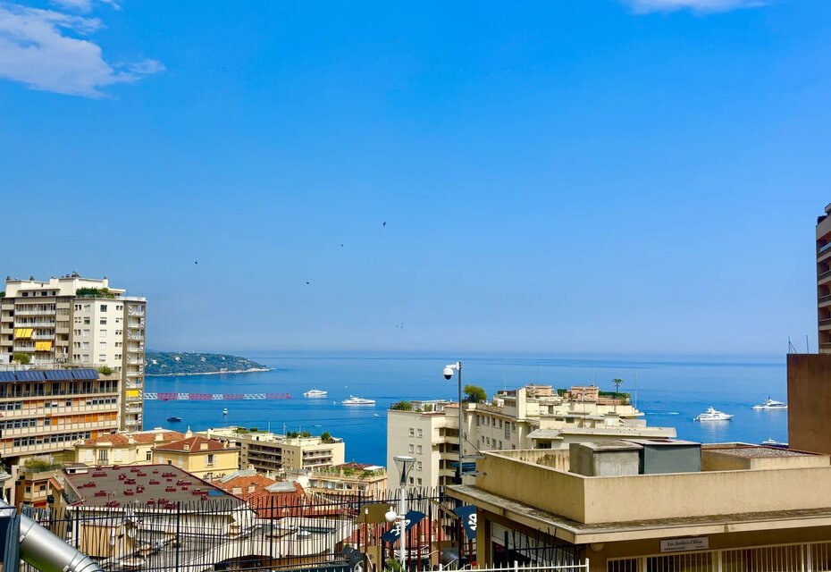 Beausoleil - Charmant 3 pièces - vue mer - frontière Monaco avec Cave