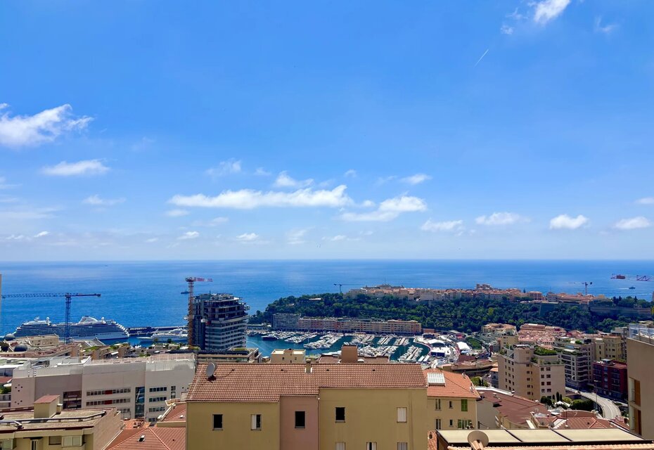Charming 1-Bedroom Apartment (50 sqm) Near Monaco – Panoramic Sea View & Private Garage